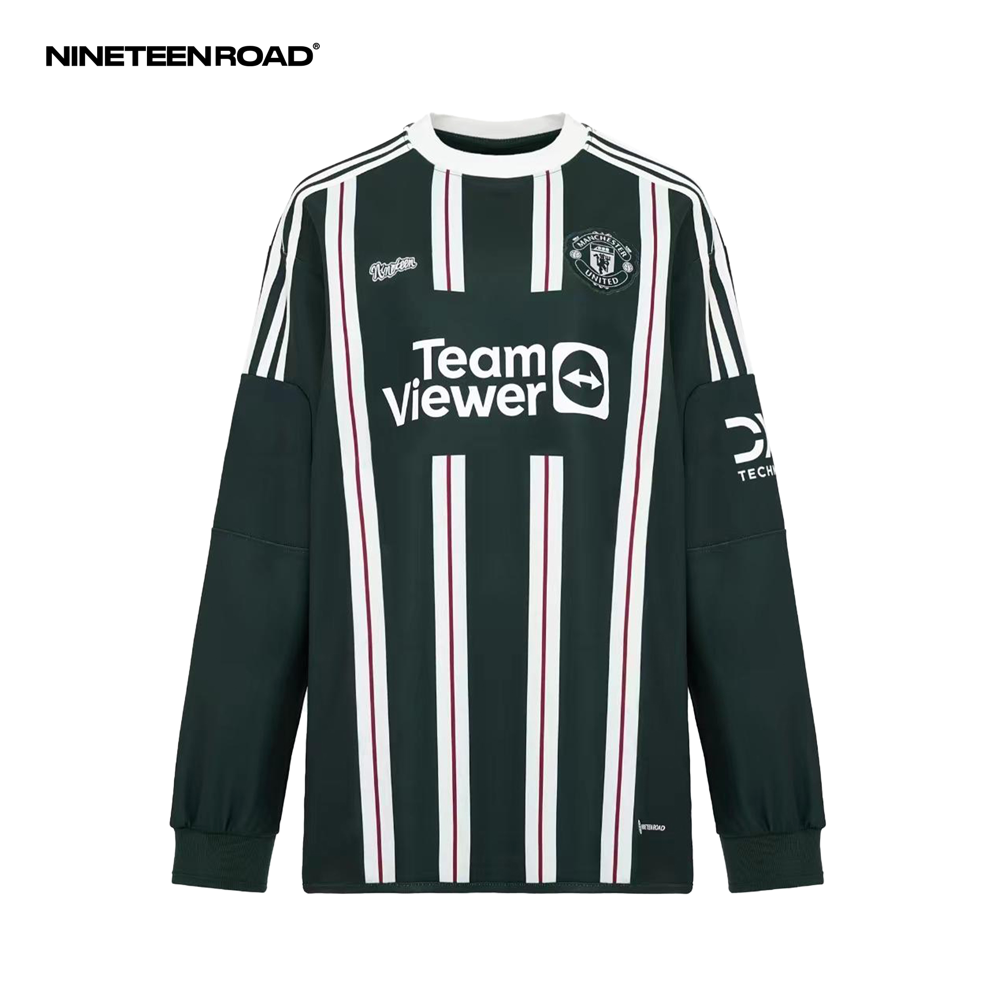 Nineteen Road  【复古】Manchester-潮流百搭球衣宽松圆领重磅卫衣