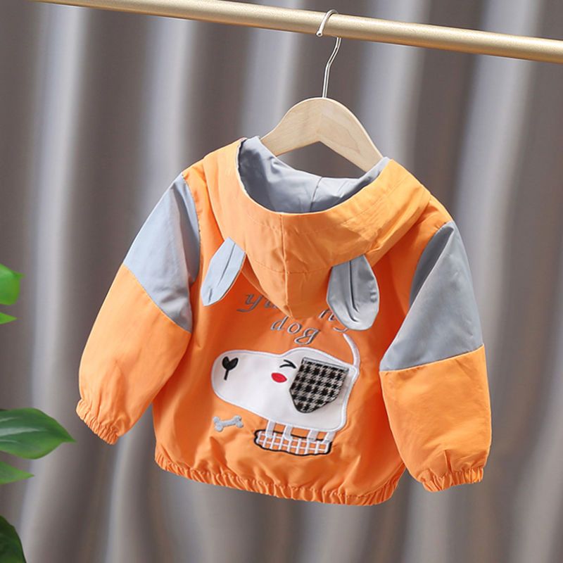 小乐趣男童外套春秋2023新款韩版儿童秋装婴儿外穿衣服小童宝新款