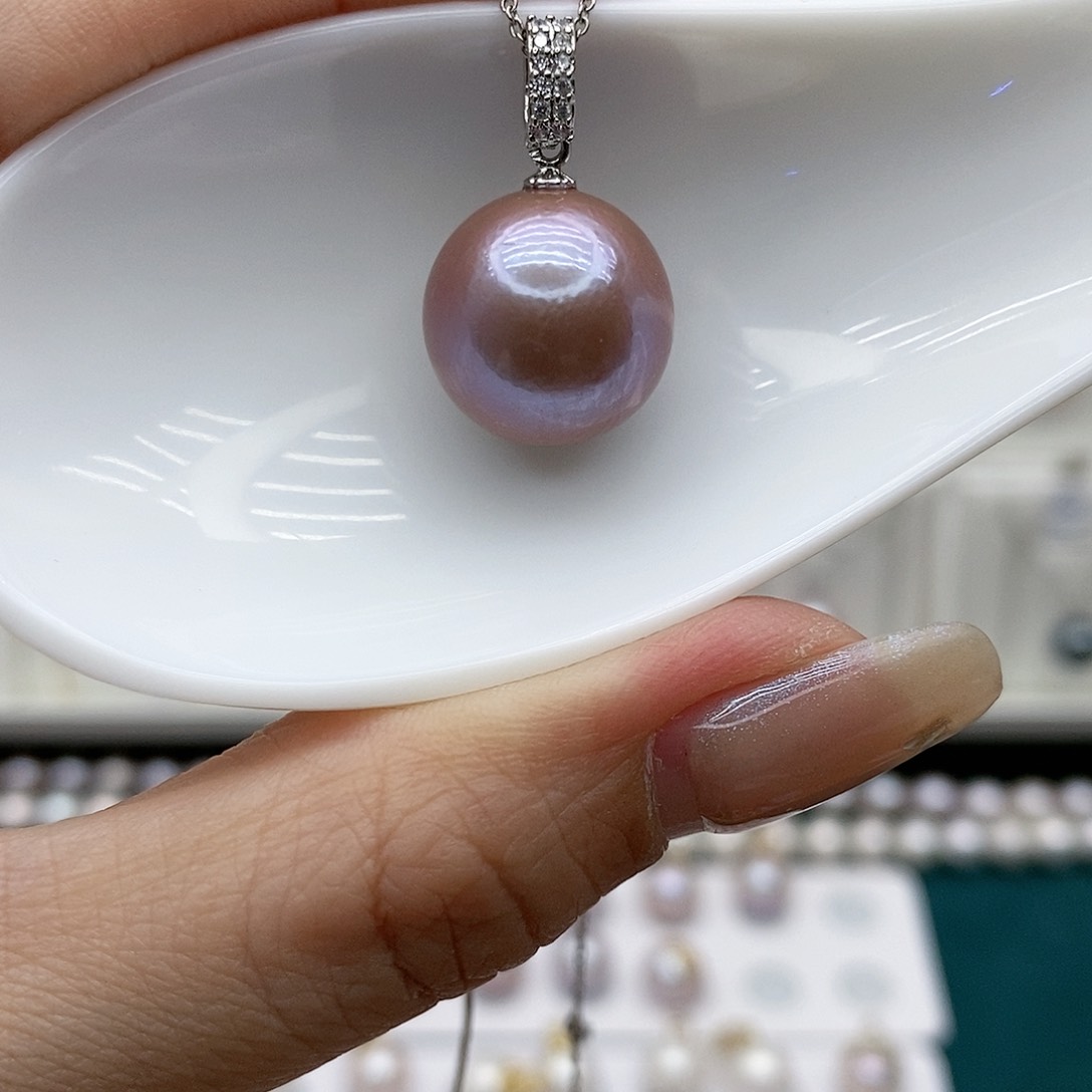 淡水珍珠颈饰合金