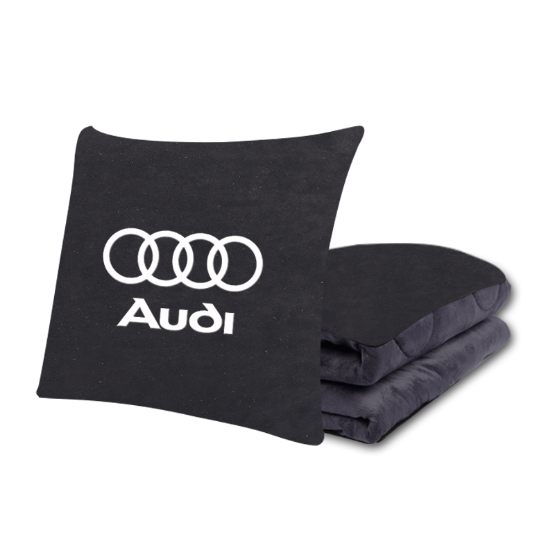 汽车抱枕被子两用奥迪A4La6lA3Q5q7车内专用二合一车载多功能抱枕