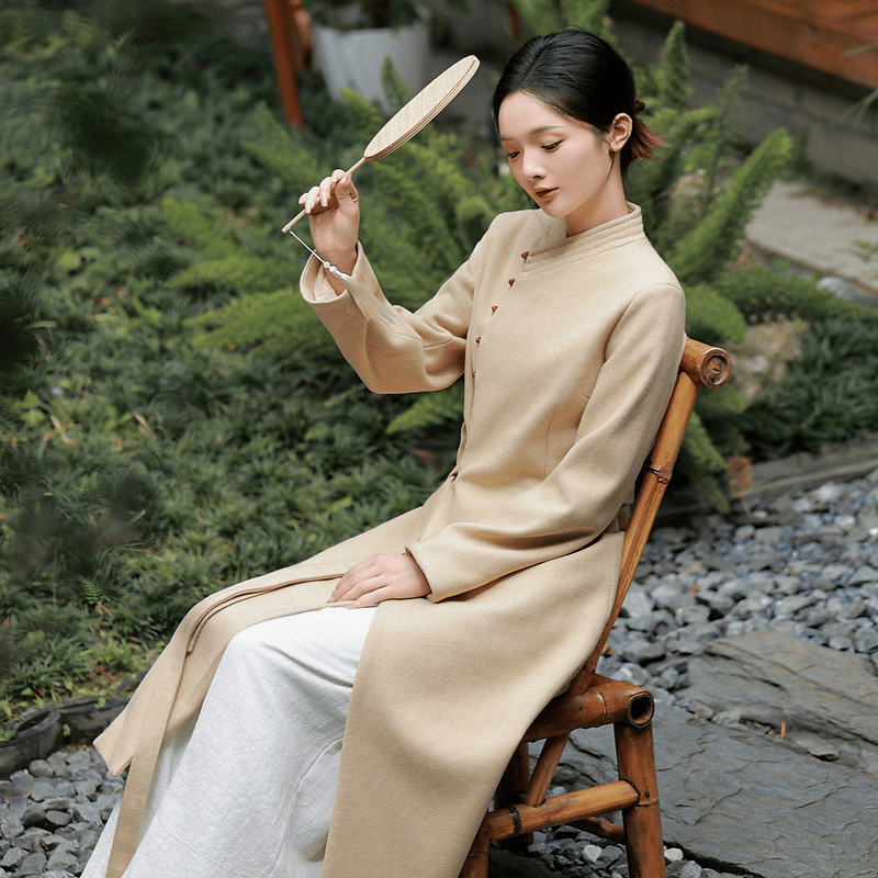 冬款唐装中国风女装2025新款中式外套高端禅修居士服女款茶艺服装
