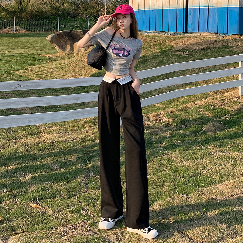 牛仔尾货微瑕秋季潮流宽松辣妹百搭显瘦外套气质时尚休闲复古高腰