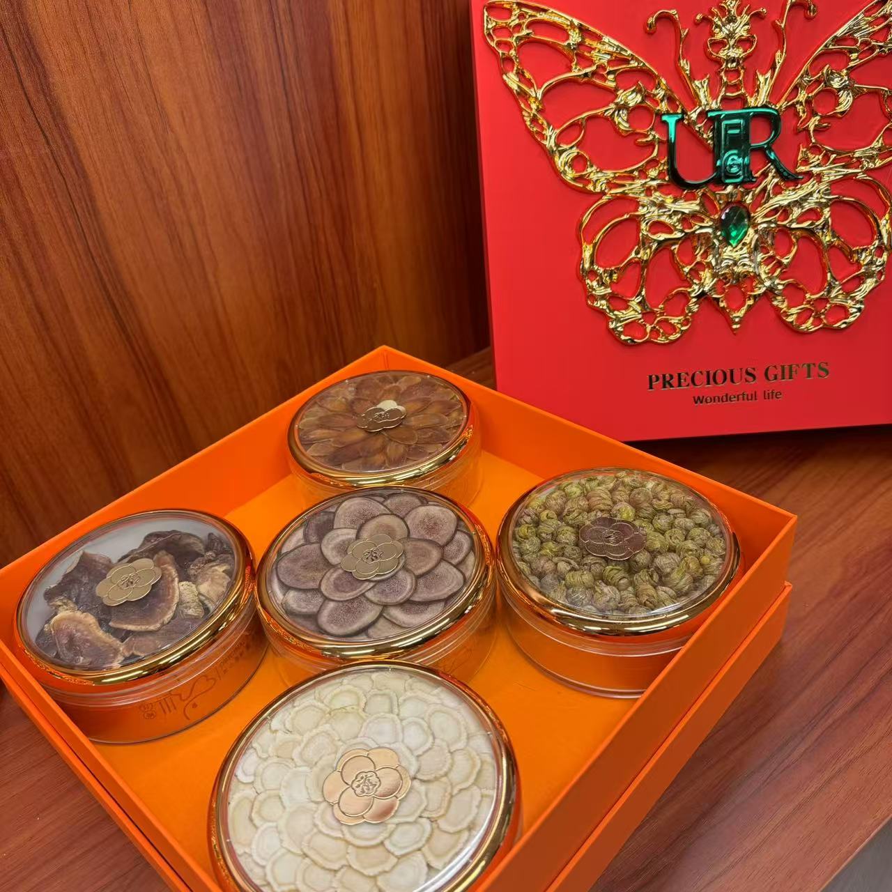 春节团圆滋补好物五拼西洋参礼盒给父母长辈领导客户滋补生日礼物