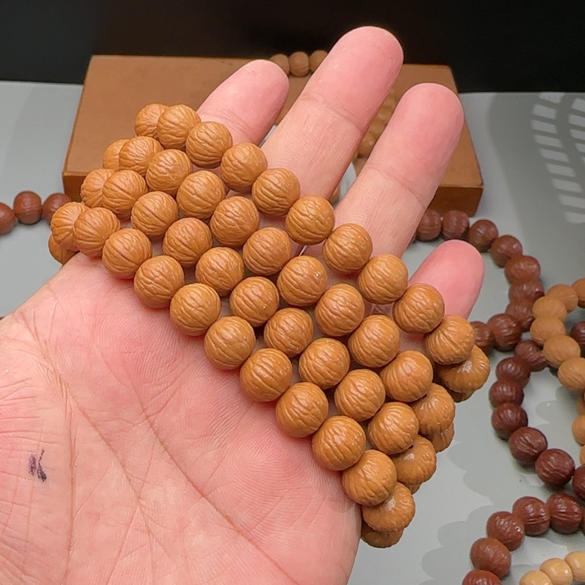 【闪购商品】猴头核桃吊坠空****神