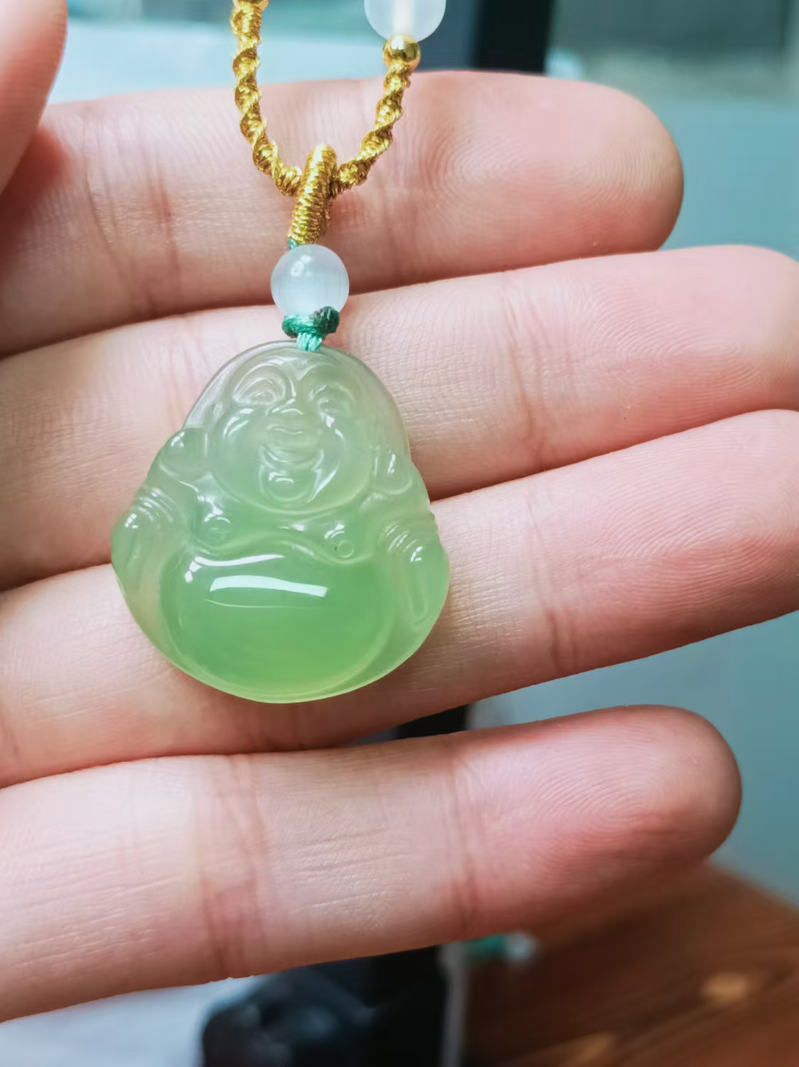 （钰泽珠宝甄选）天然玛瑙玉髓佛公雕刻件