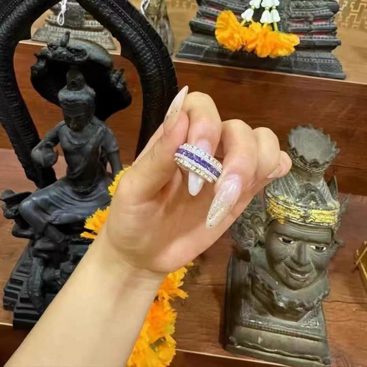 泰国佛牌古巴吉士纳戒指女士个性百搭小众设计高级感指环