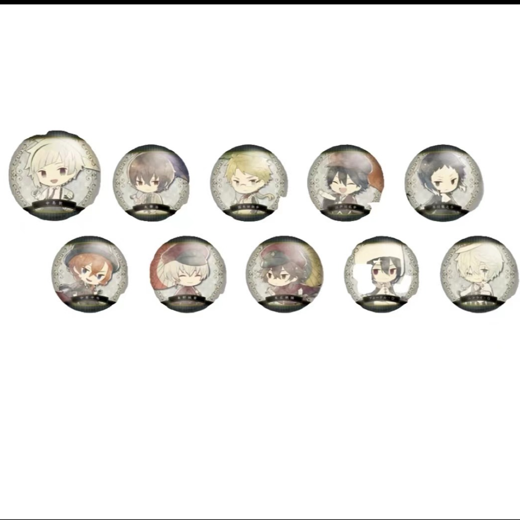 【文豪野犬】日谷现货 Q版城撑伞吧唧 盲盒（默认代拆）