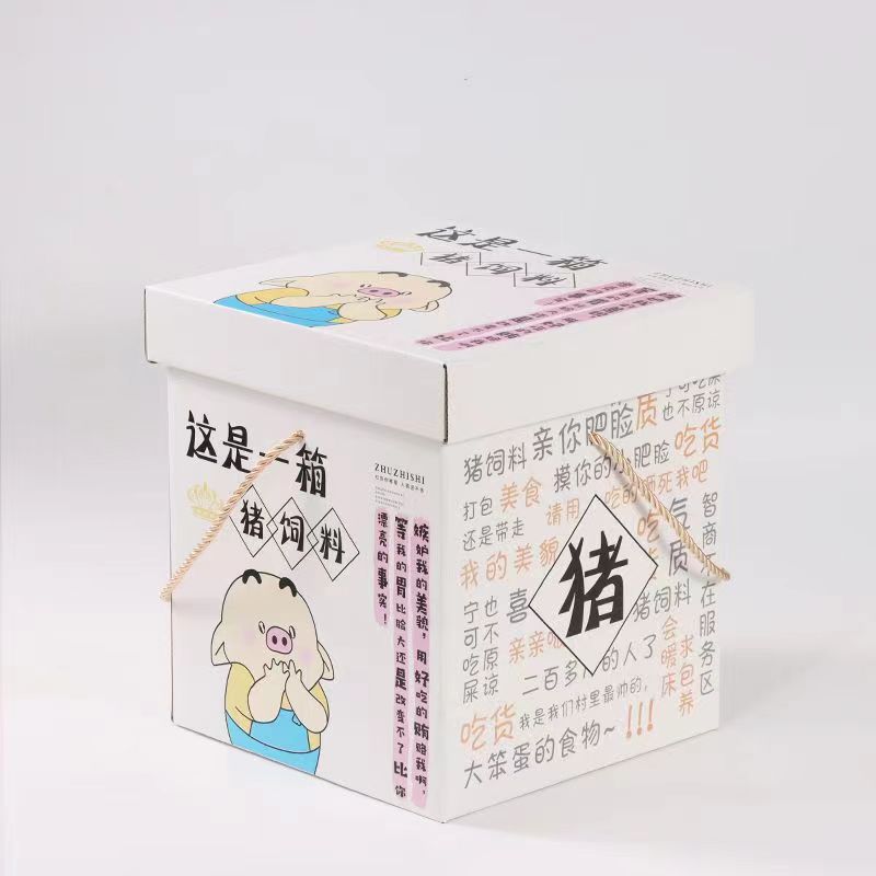 【小场哥推荐】猪饲料零食礼盒网红休闲学生小吃辣条食品生日礼物整