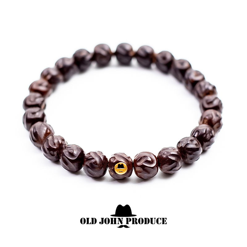 【乱山】老约翰印尼原生态椰蒂手串9mm*8mm