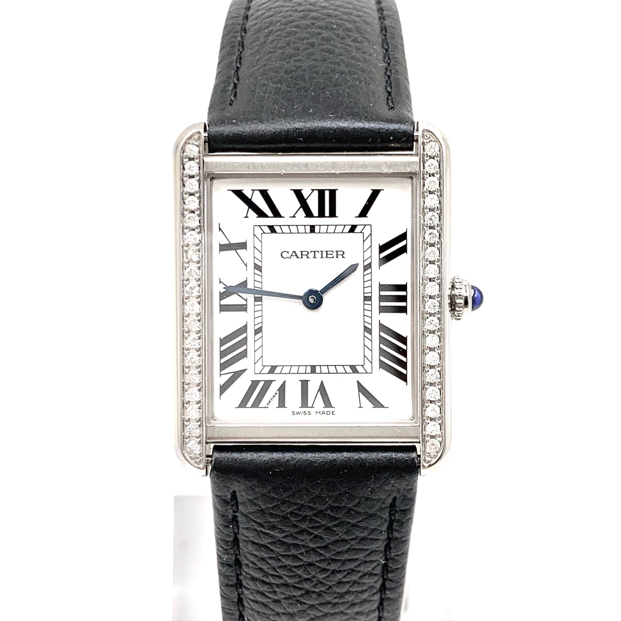 99新 Cartier/卡地亚 坦克/原盘/石英/表径31X24mm/女表