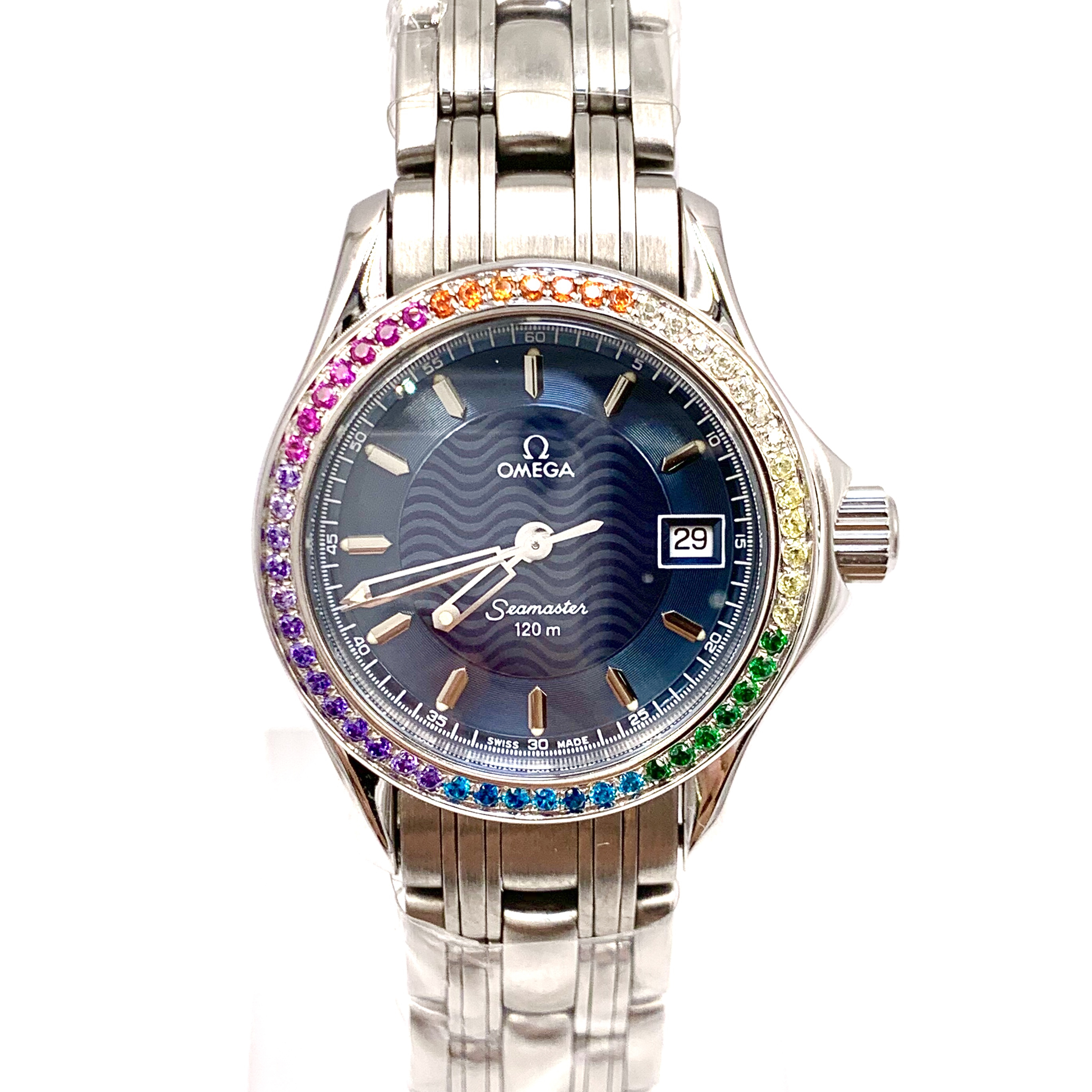 99新 Omega/欧米茄 海马/石英/表径36mm/女表