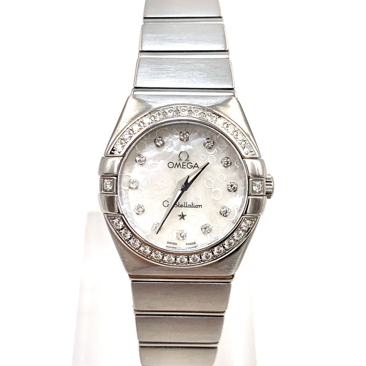 99新 Omega/欧米茄 四代星座/全原装/石英/表径24mm/女表