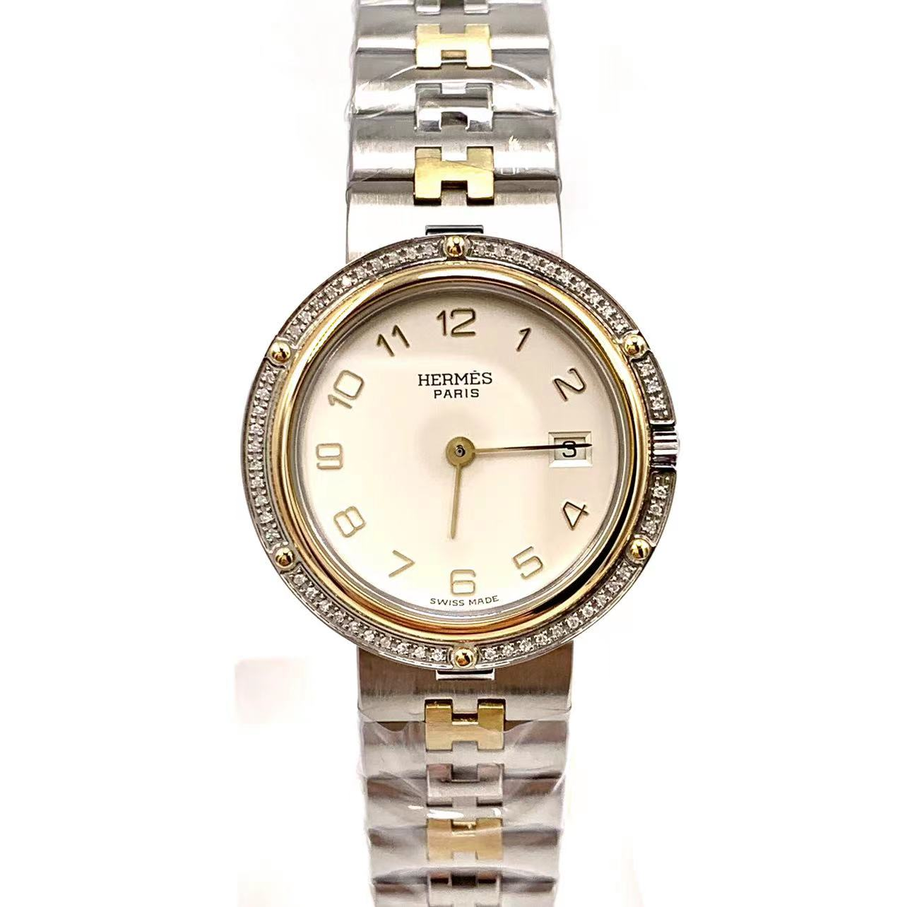 95新 Hermes/爱马仕 石英/表径30mm/女表