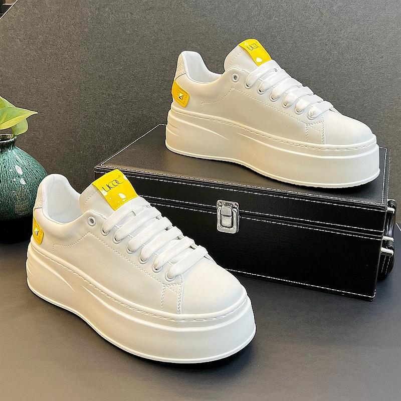 【小扬推荐哥】【小扬推荐哥】白色板鞋男2023新款小白鞋厚底增高松糕