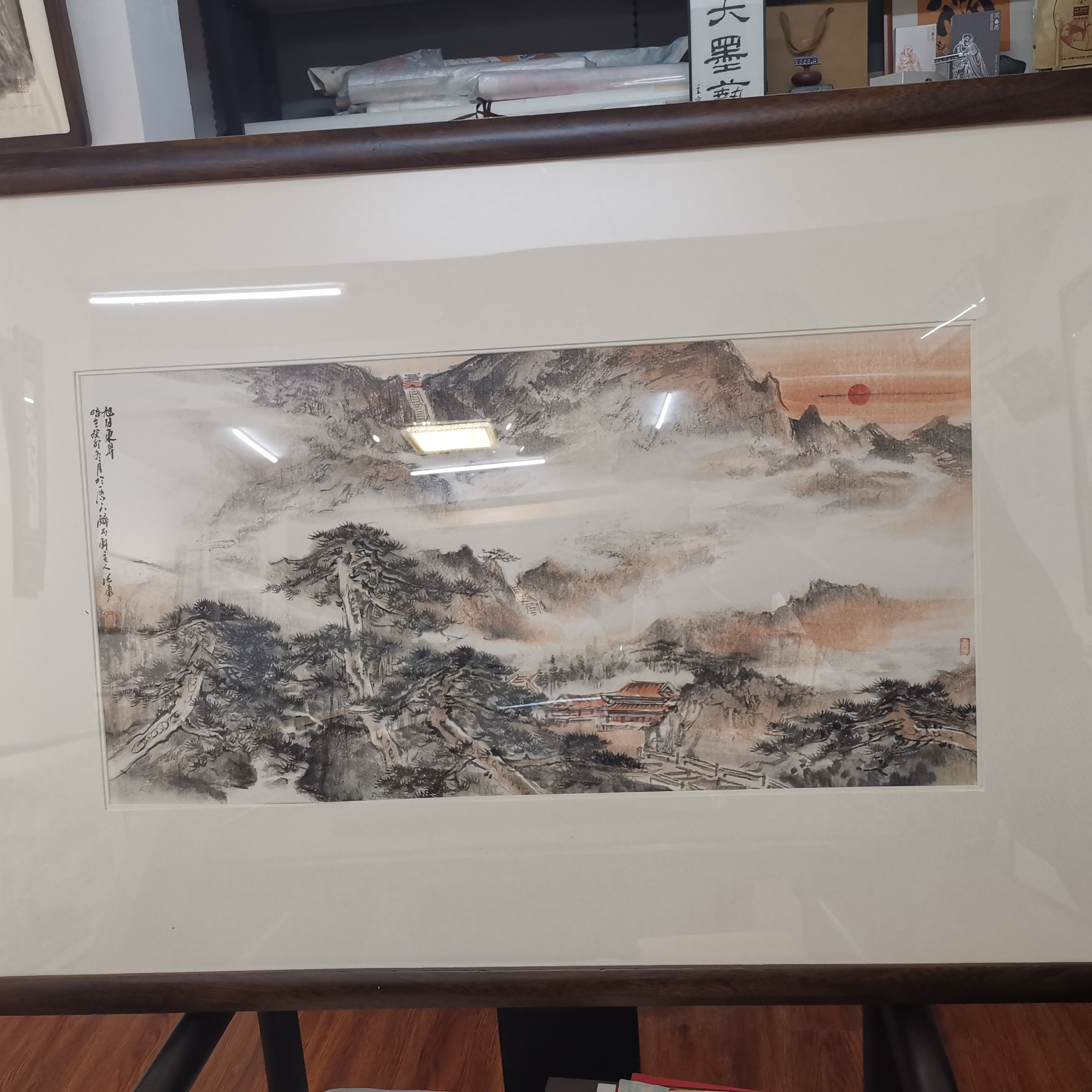 张勇 《旭日东升》68*34展览精品