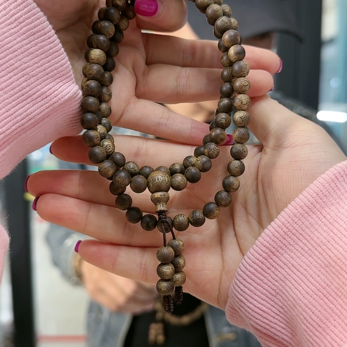 【闪购商品】沉香手串张勺子多圈0.7 19克➕多样性一条