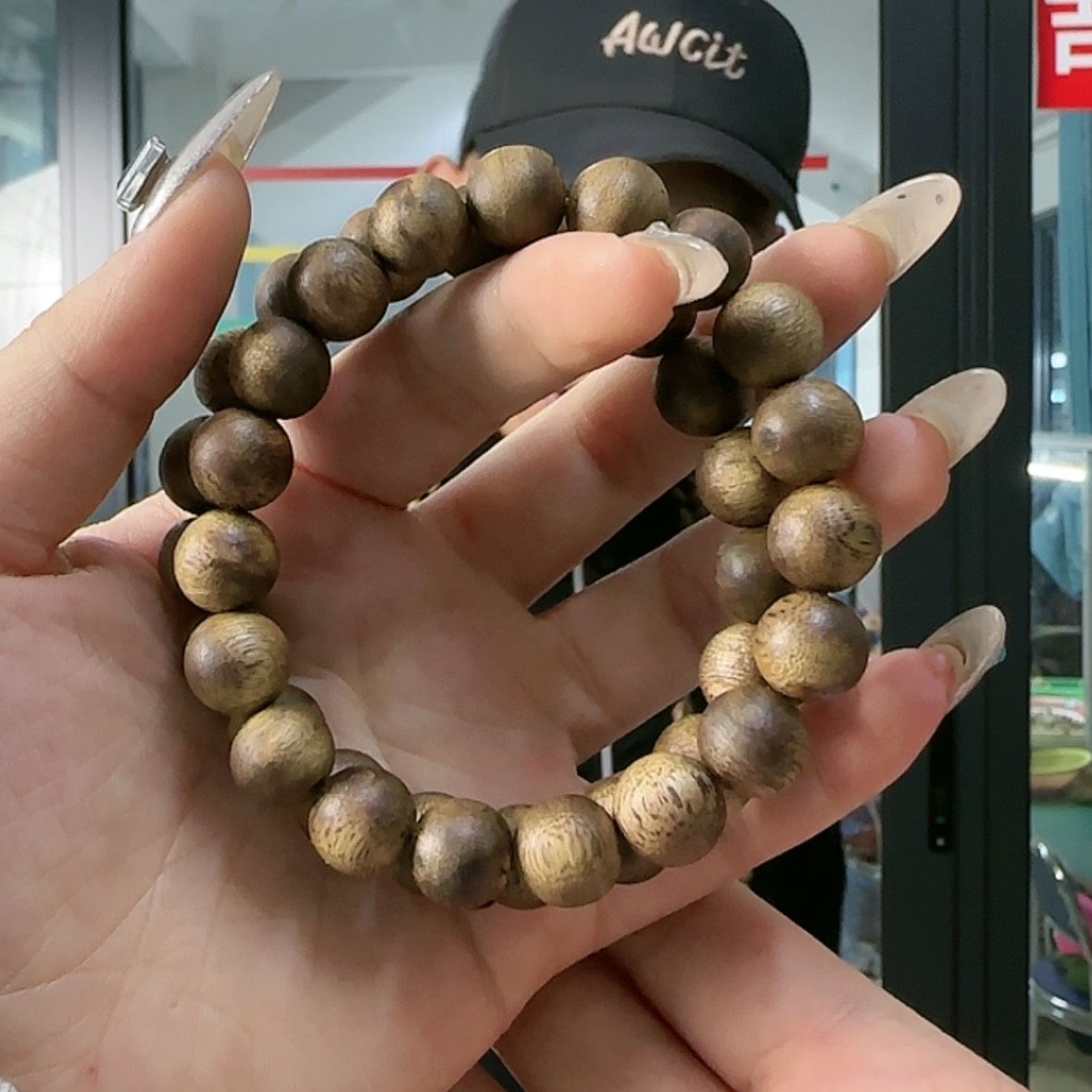 【闪购商品】沉香木手串乌身单圈1.1 7克➕多样性一条