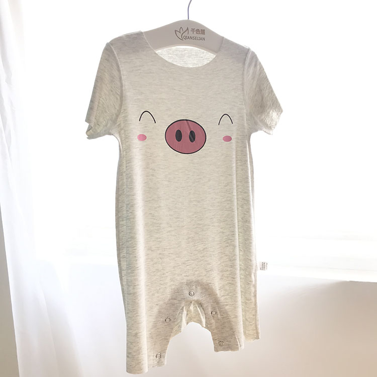 1936短袖短裤心裁宝宝爬服幼儿小霞童装工厂店霞姐童装护肚春夏