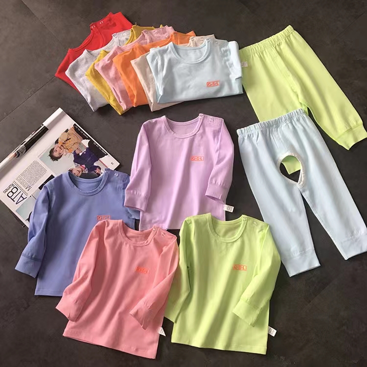 宝宝套装舒绒棉男童女童套装家居服婴儿舒绒秋衣秋裤儿童