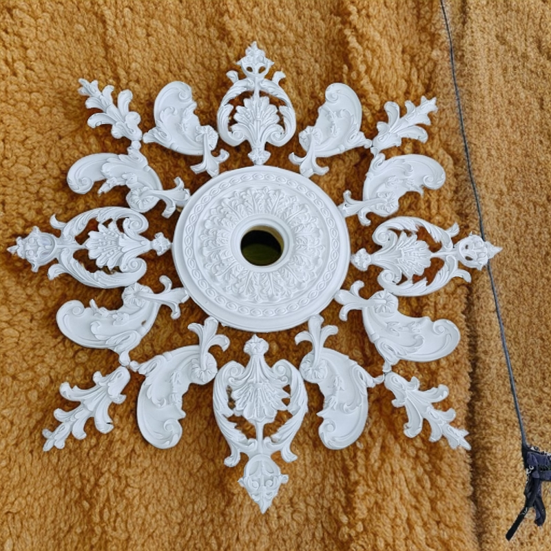 拼花灯盘法式装修拼花灯盘组合客厅灯盘