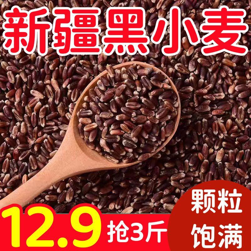 12.9到手3斤！】新疆黑小麦五谷杂粮新货黑小麦可做黑面面包当季
