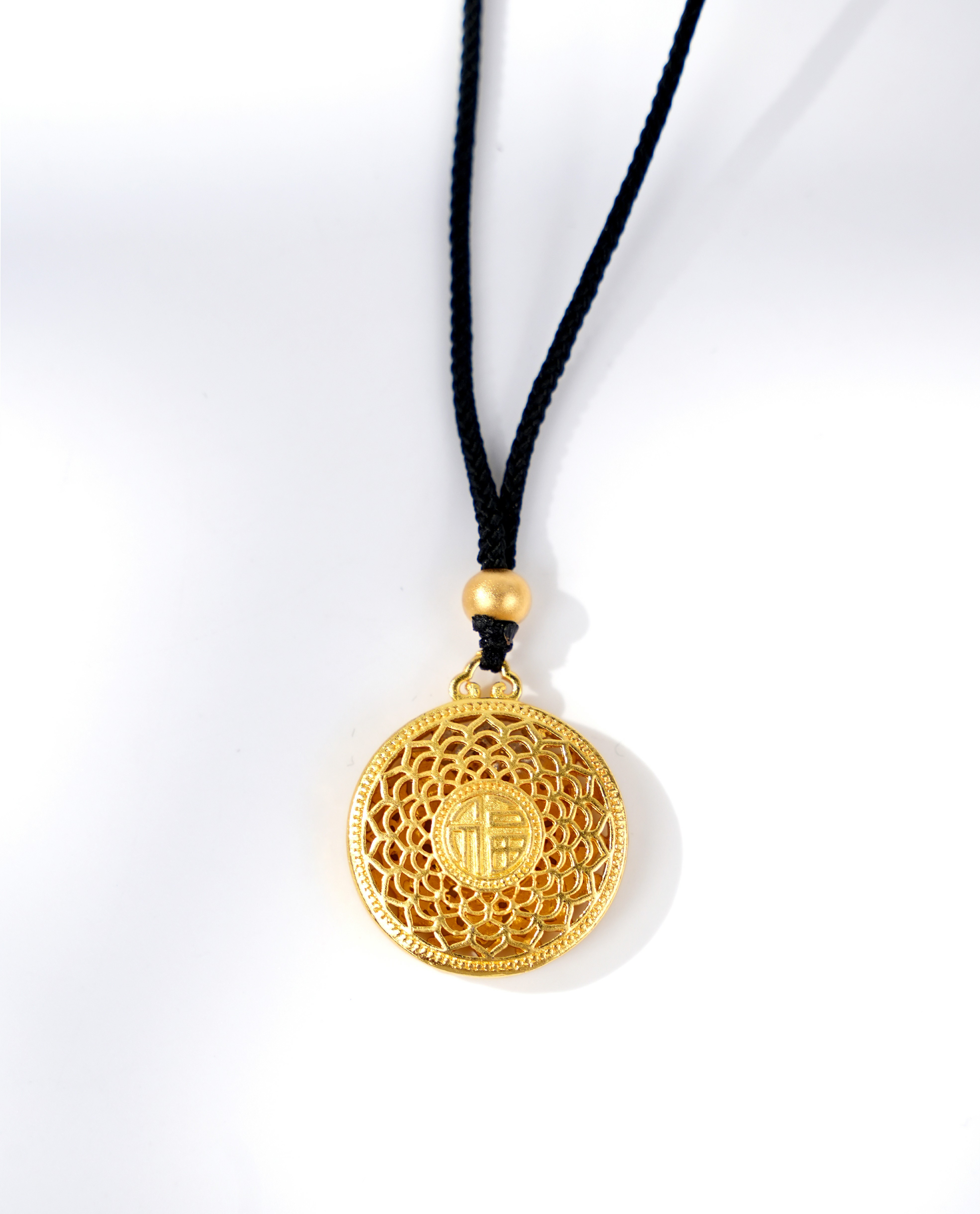 非金属布艺项链 A-395胖妹妹大码饰品加长花开富贵八宝罗盘项链