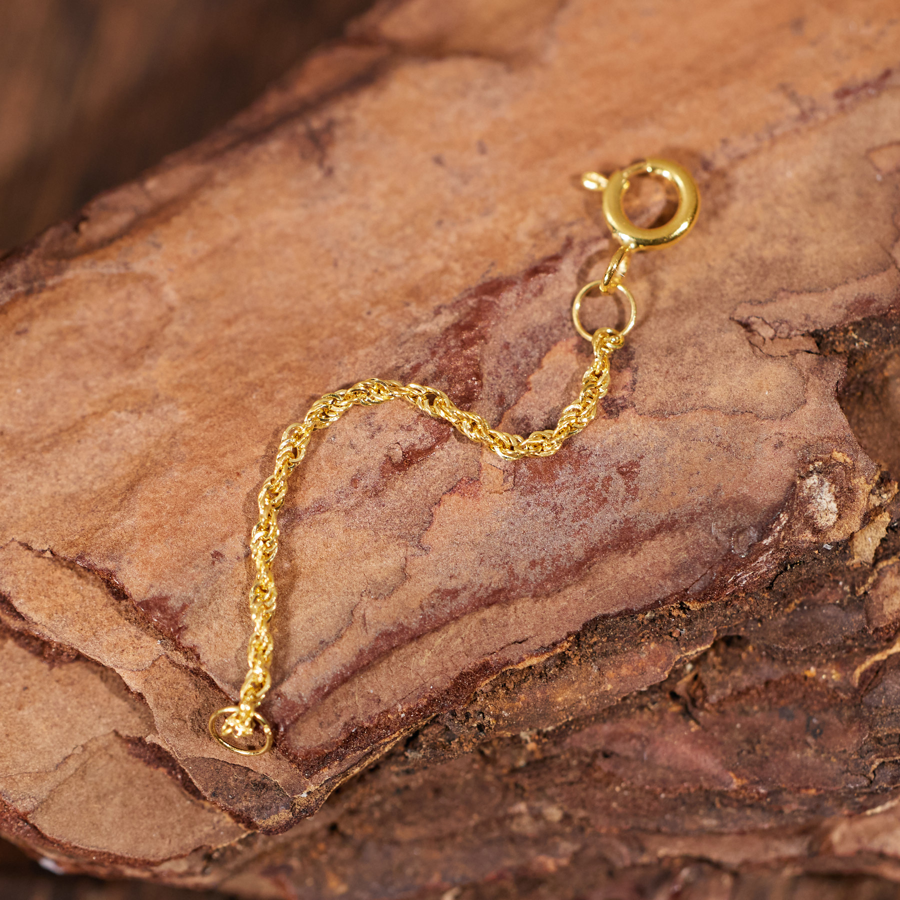 【九华山】（素金）延长链*18k金镶嵌W5248