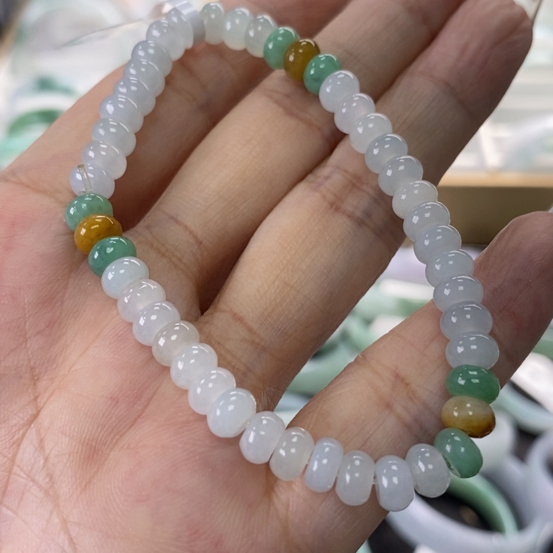 翡翠手链未镶嵌青