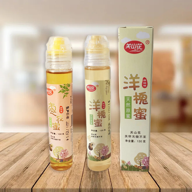 【关山花蜂蜜】便携洋槐130g、枣花蜂蜜130g