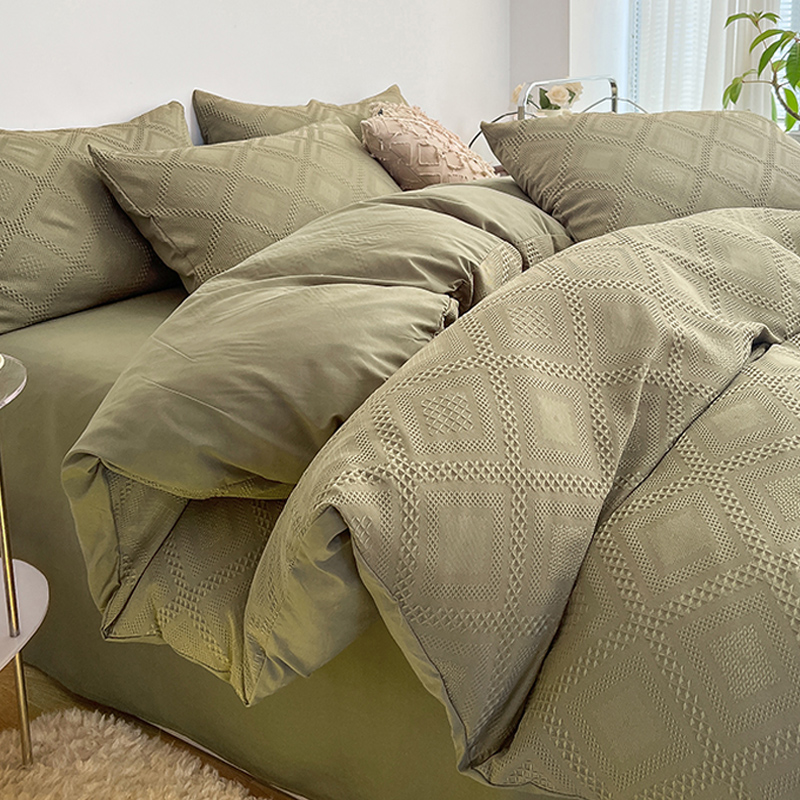 水洗棉磨毛被套单件非全棉纯棉被单冬季宿舍单人被罩150x200x230