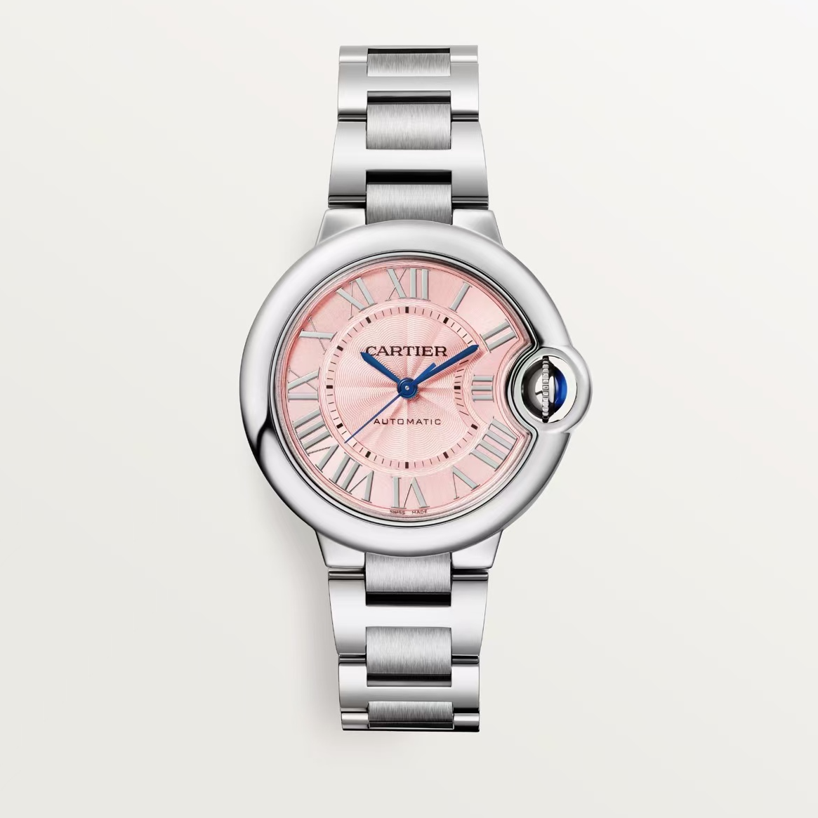 99新 Cartier/卡地亚 哈奢馆/潮人/蓝气球/板链粉盘/33mm/21全套