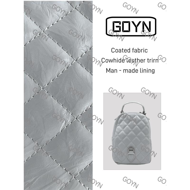 GOYN手工真皮女包 0205 白色 双肩背包