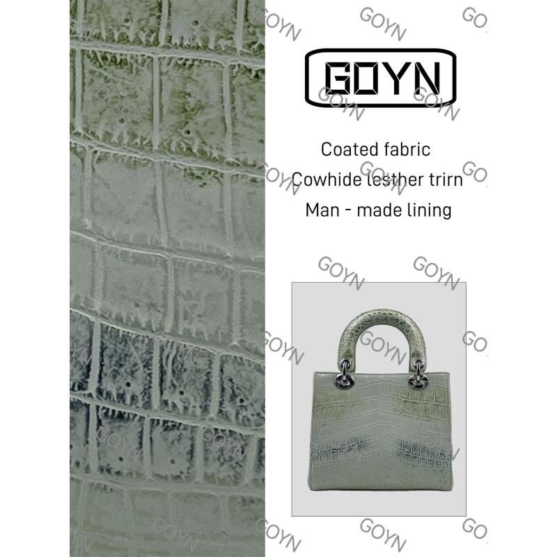 GOYN手工真皮女包手提e  绿色 10179