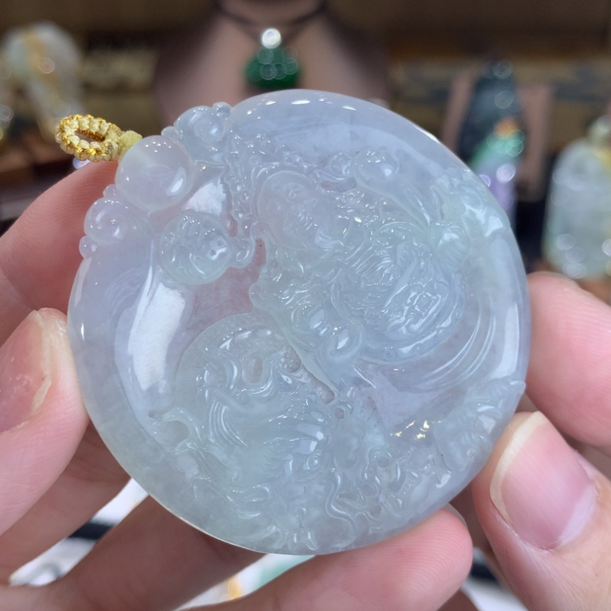 【闪购商品】翡翠吊坠(不含链)未镶嵌汕