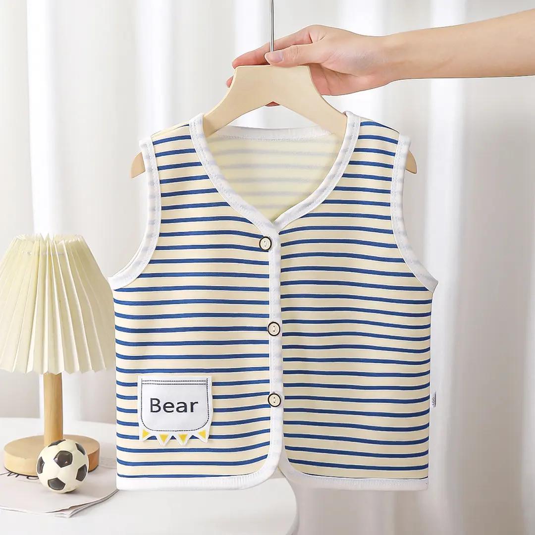 安阳童装新款宝宝马甲儿童加绒秋冬婴儿保暖小马夹坎肩内外穿背心