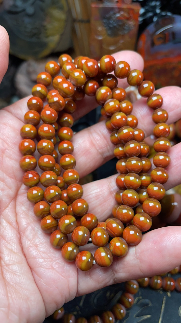 战国红玛瑙手链手串