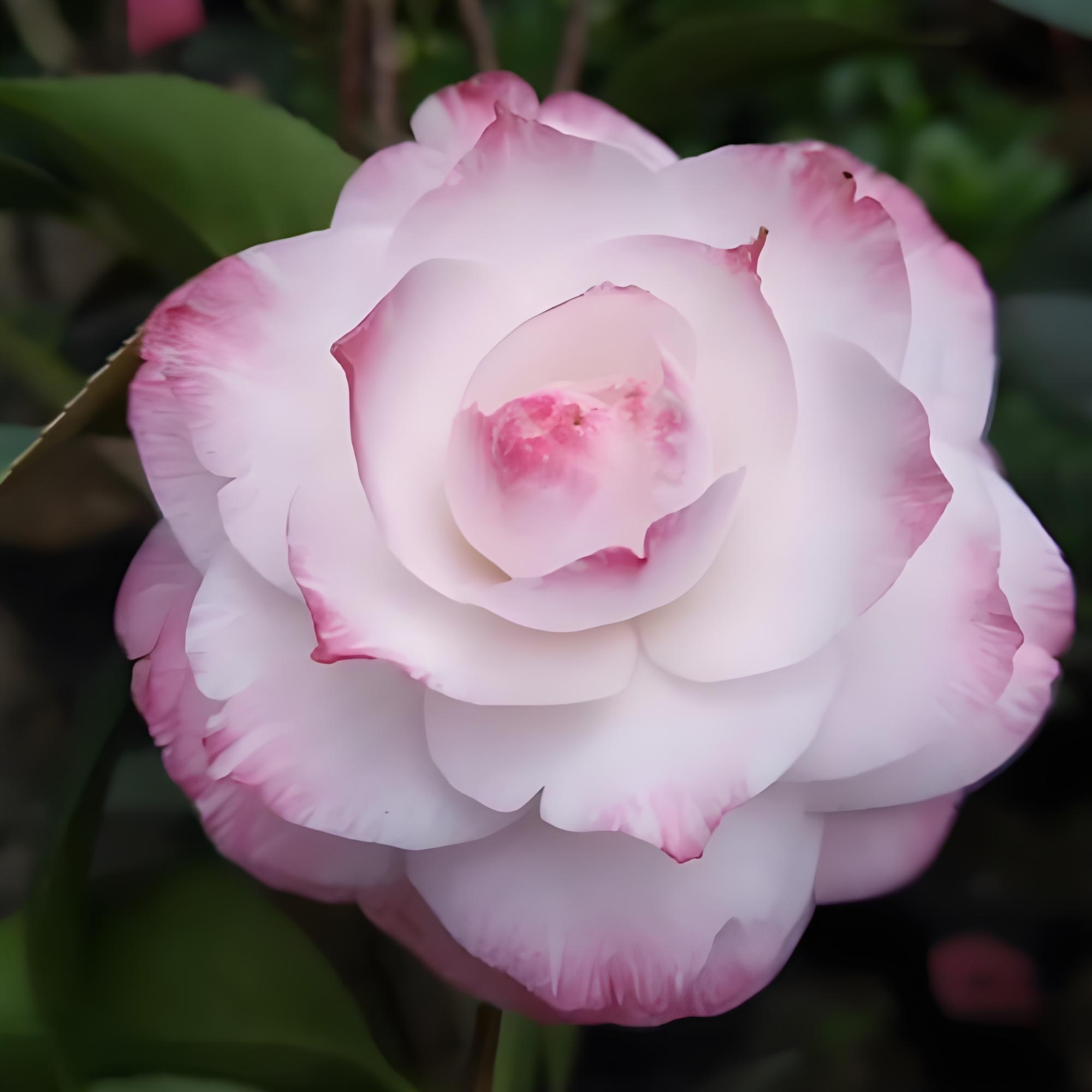 格蕾丝稀有品种茶花可阳台地栽庭院四季常青不落叶