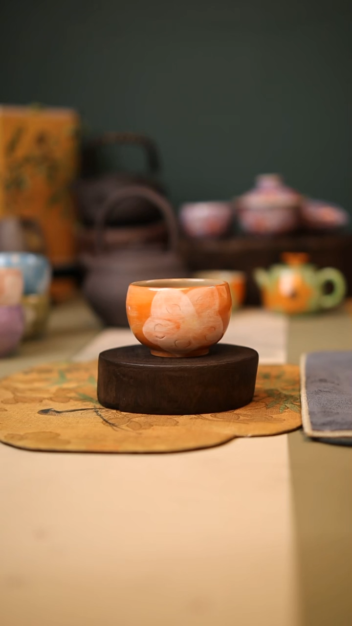 【闪购商品】陶瓷橘蛋杯
