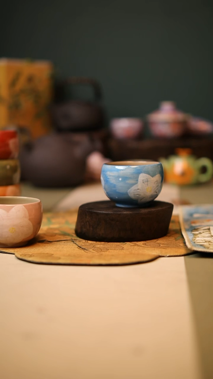 【闪购商品】陶瓷蓝蛋杯