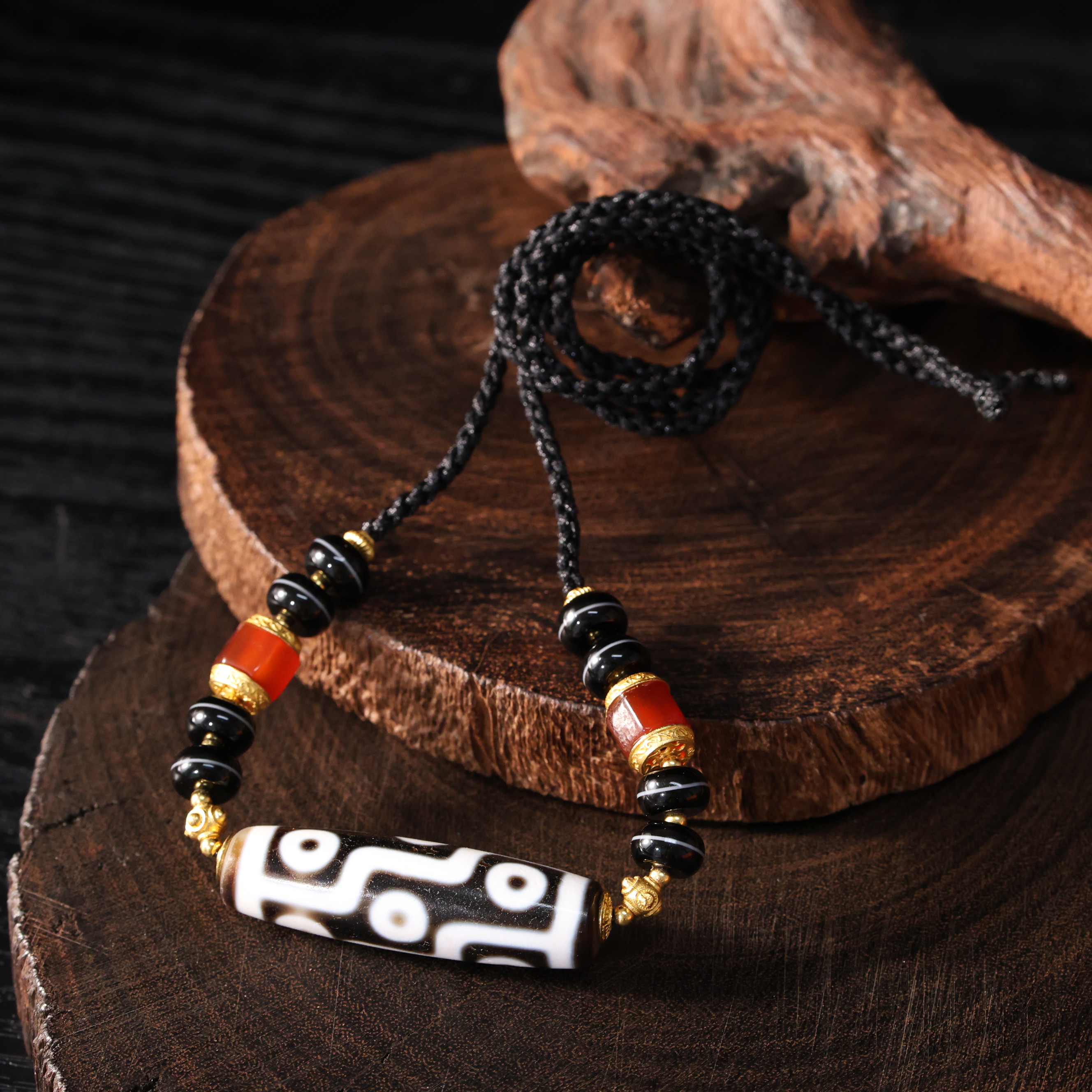 壹加|行云九眼横版项链