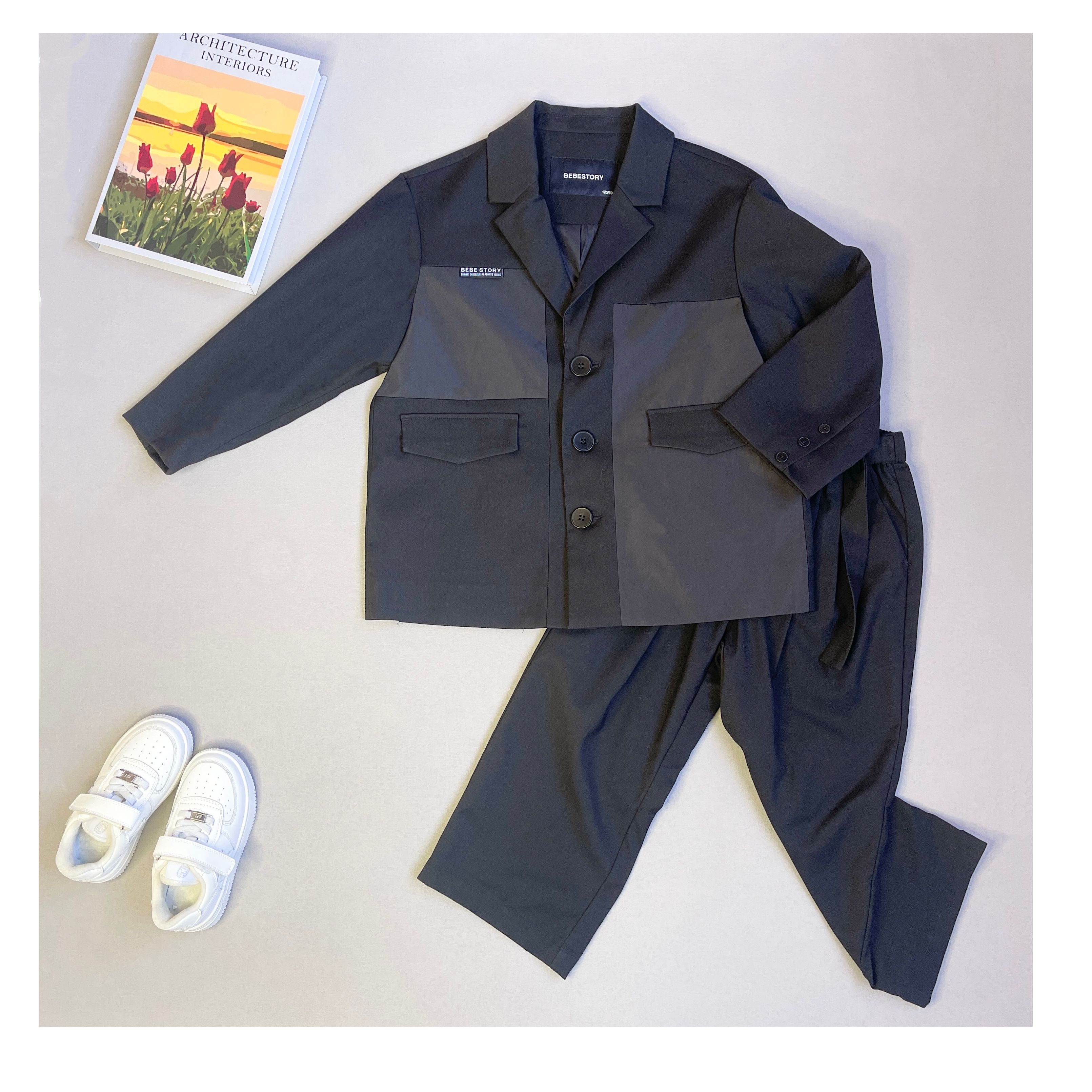 6038西装 黑色（bs）