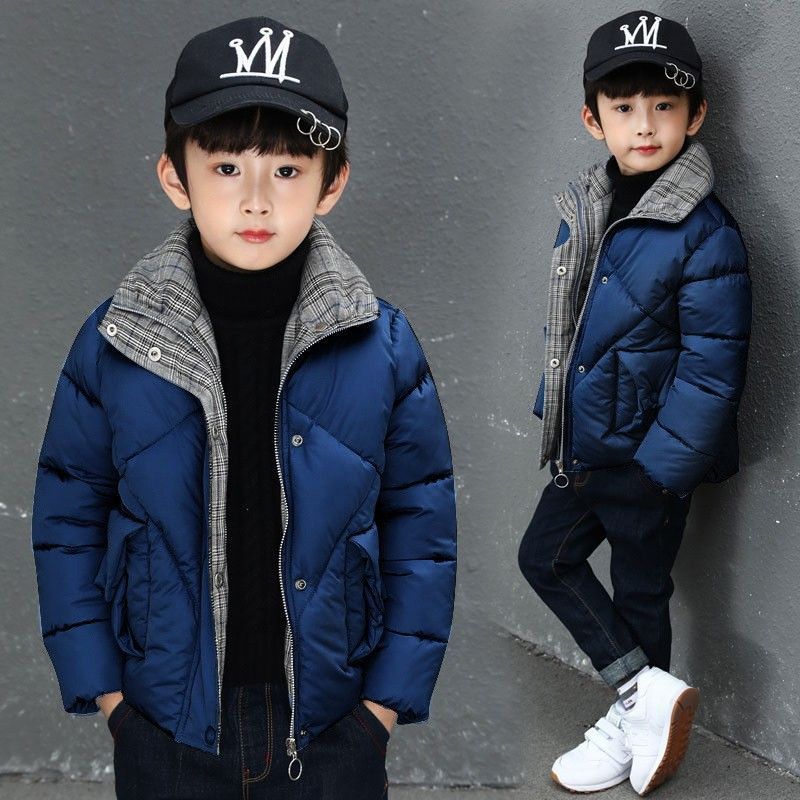 巴拉巴拉男童冬季短款羽绒服2023新款加厚大童洋气冬装棉袄儿童羽