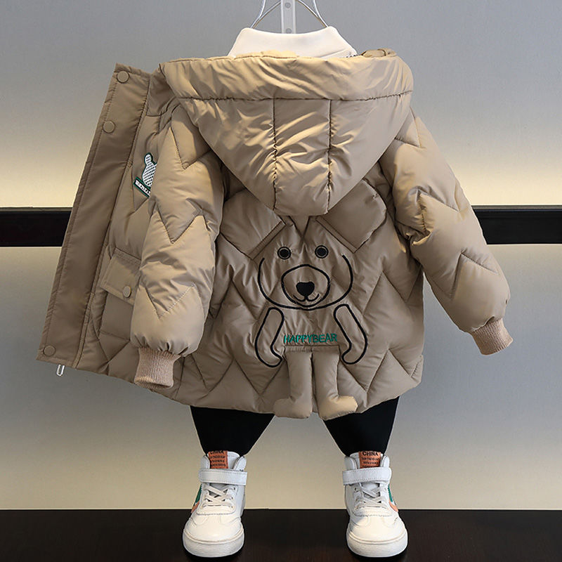 巴拉巴拉男童羽绒羽绒服2023新款宝宝冬装棉袄衣服儿童冬季加绒加