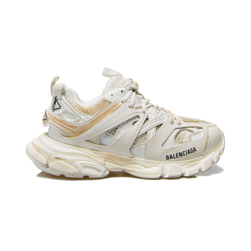 Balenciaga/巴黎世家时尚透气老爹鞋 男女同款 白色运动春夏休闲