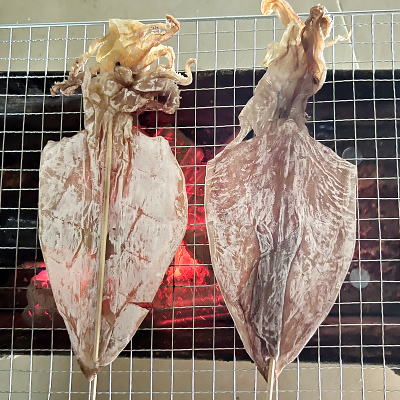 3A北海特产鱿鱼干货烧烤手撕淡晒淡干碳烤尤鱼干送芥末足称新鲜