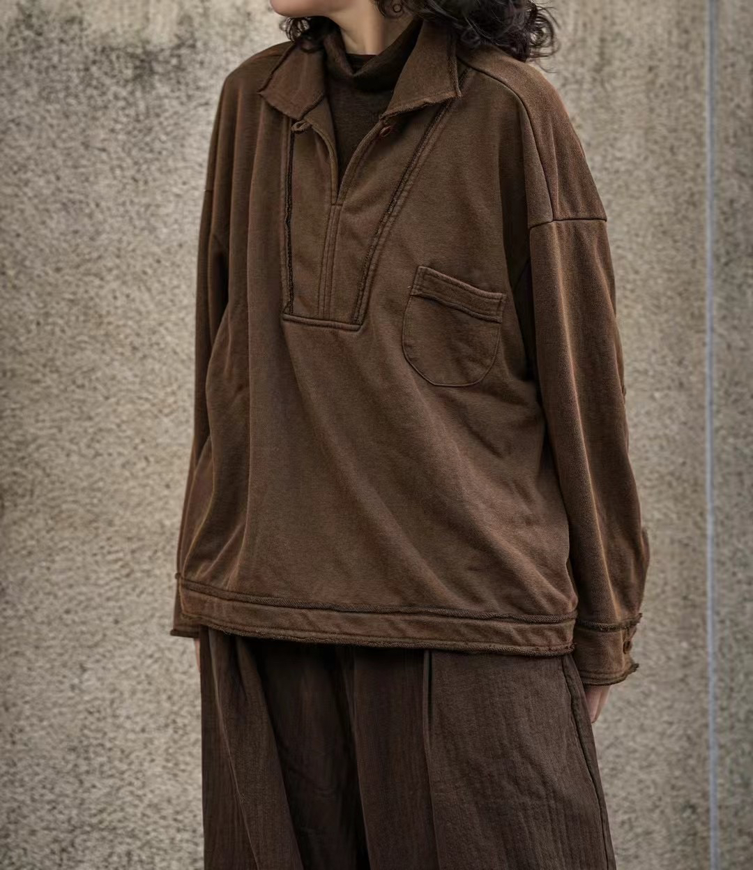 疯子张08348款棉卫衣