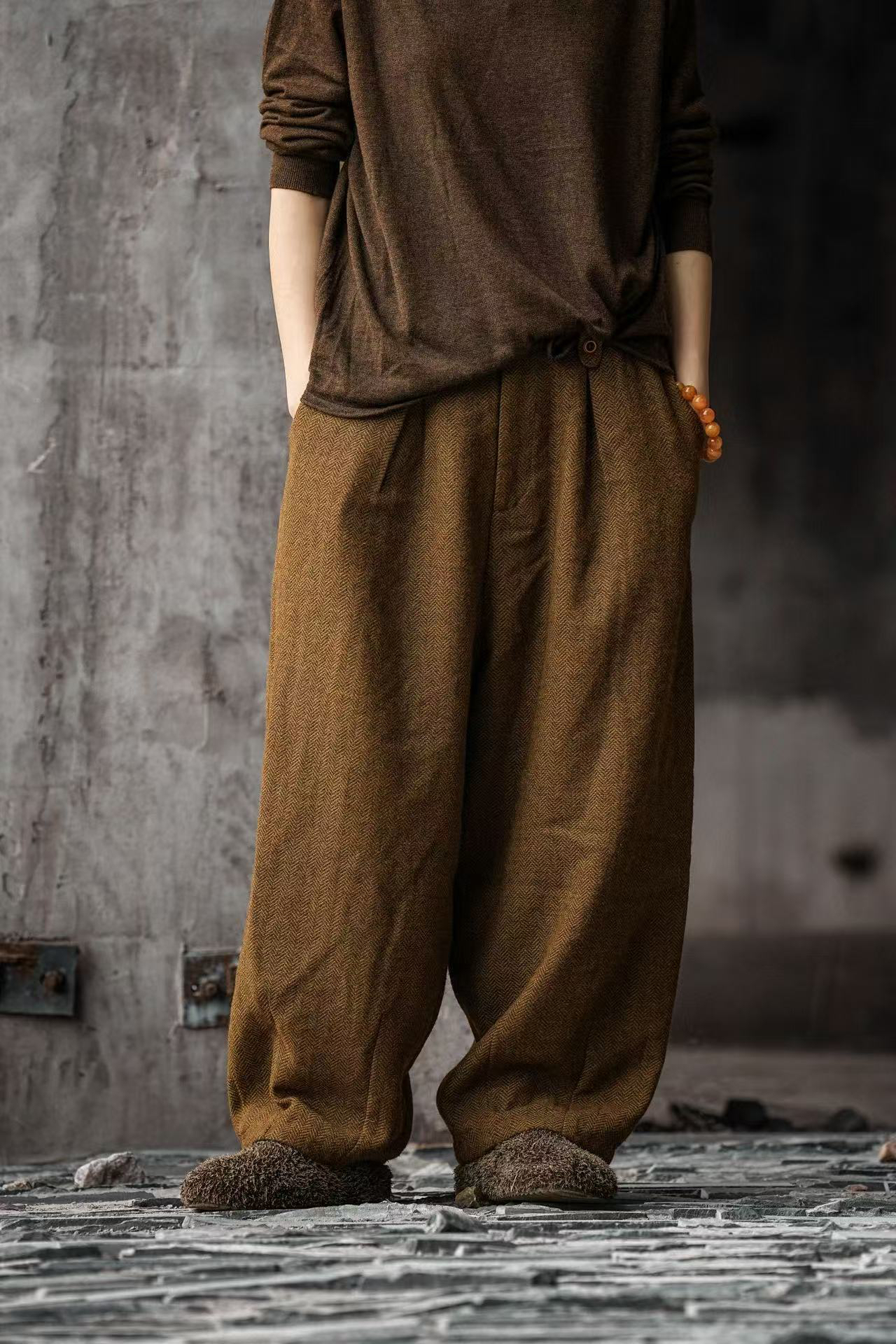 疯子张08400款裤子（裤长91档深40，臀围130）