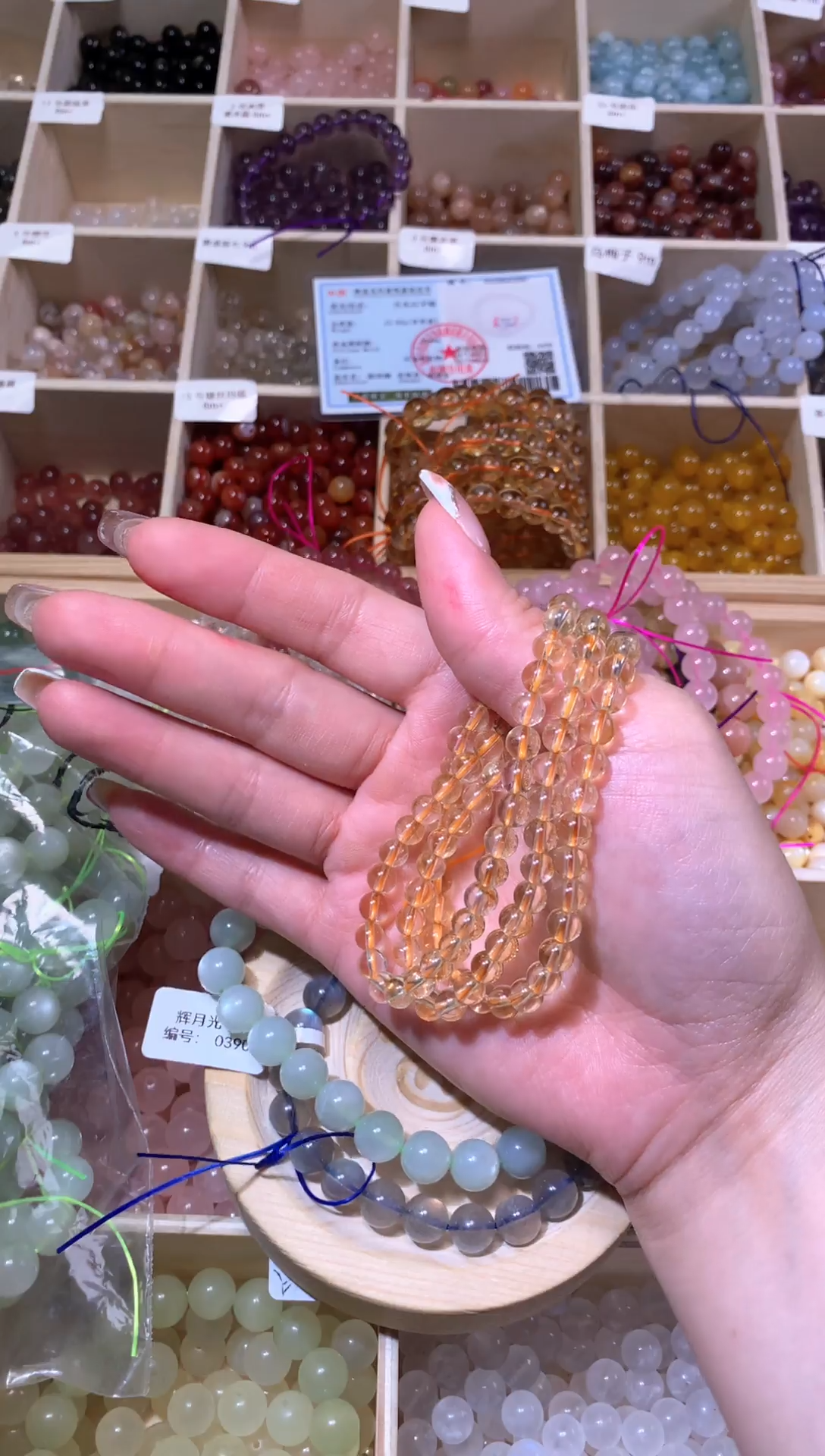 【闪购商品】水晶手链未镶嵌灰月光
