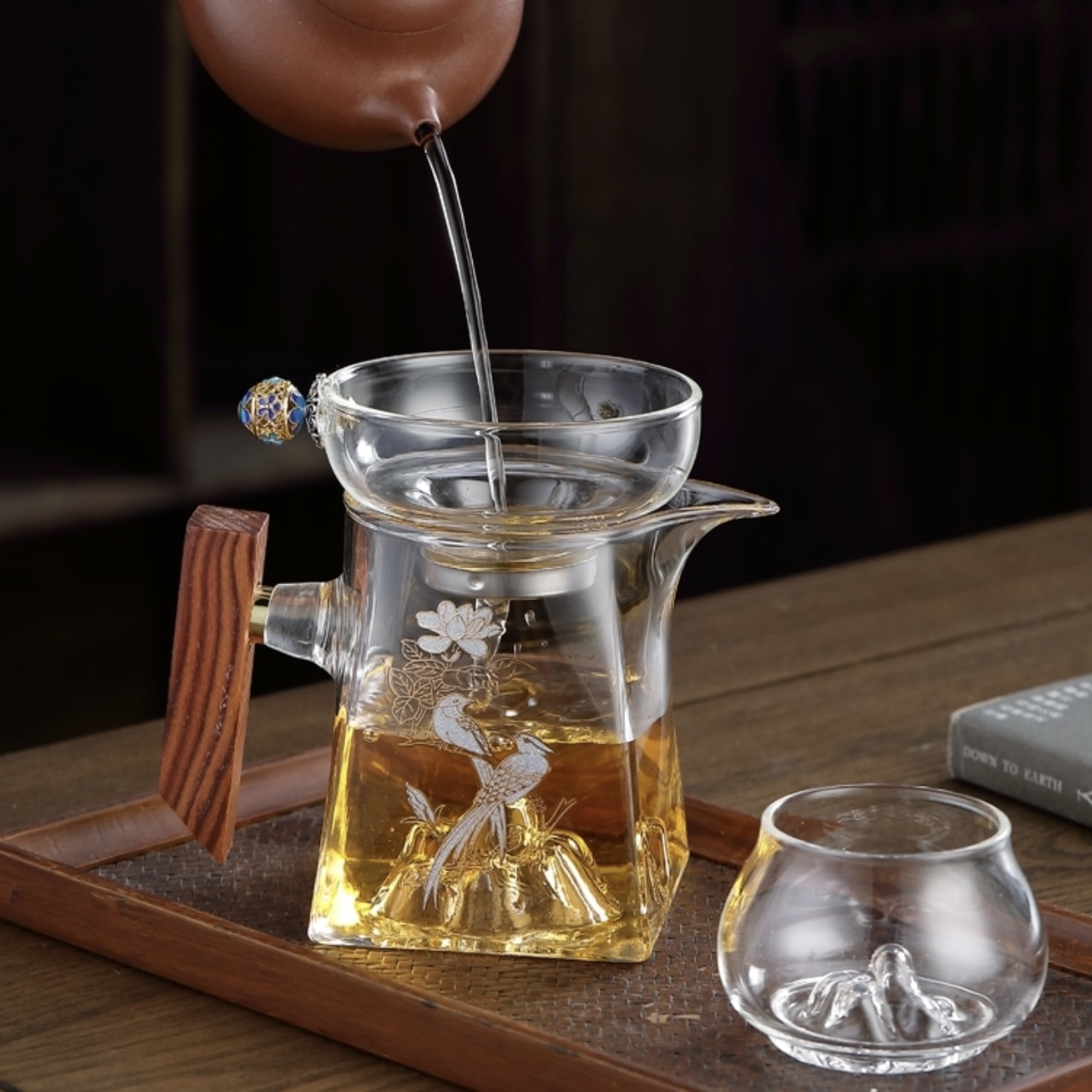 茶具茶漏茶滤创意茶叶公杯过滤网杯茶隔漏斗茶壶配件滤茶器过滤器