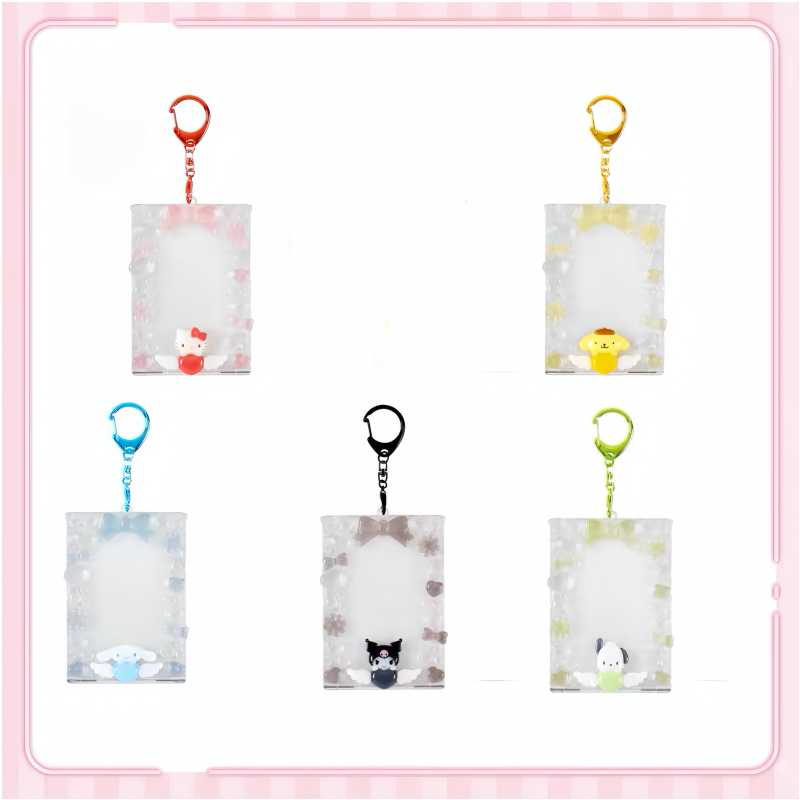 【明款】三丽鸥 手机挂件/爱心立体气泡硬质卡套